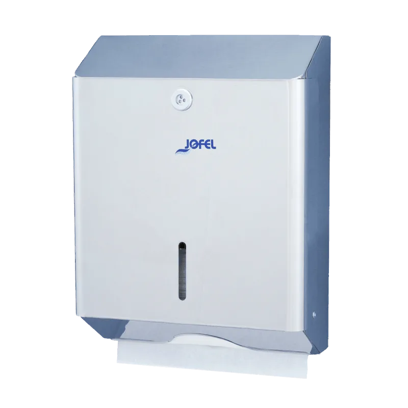 DISTRIBUTEUR PAPIER ZIG-ZAG INOX 600f JOFEL REF JAH12200